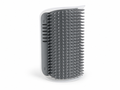 Mewnook corner groomer with soft grey TPR bristles on a plain background