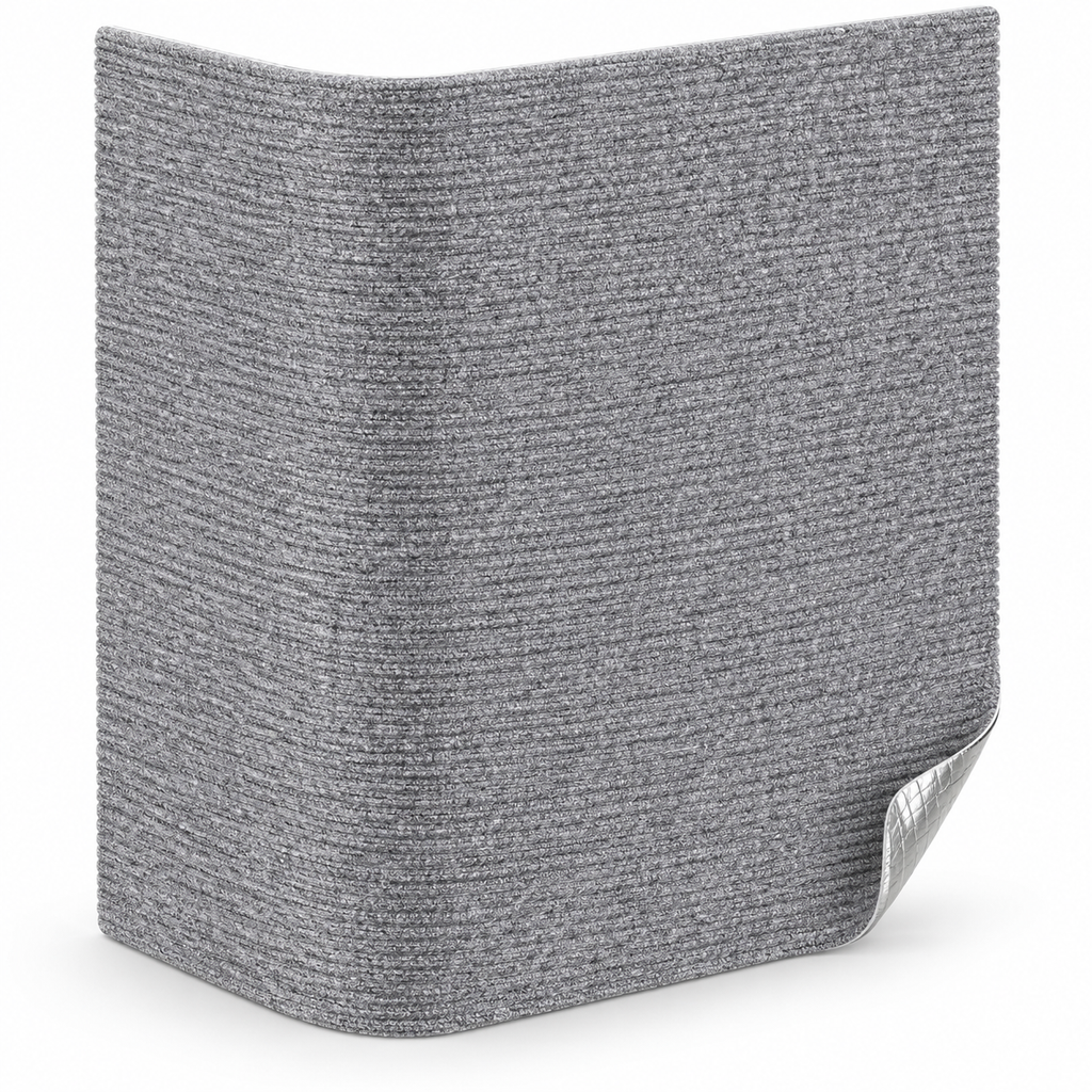 Mewnook cut-to-size scratch mat roll with self-adhesive backing